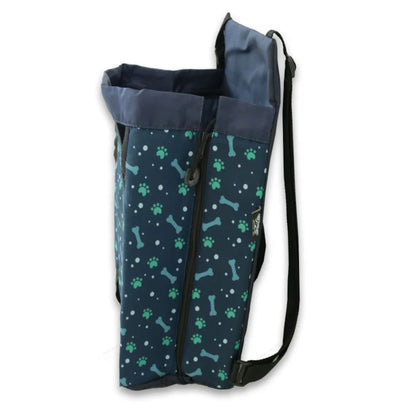Mochila de transporte para perros y gatos azul